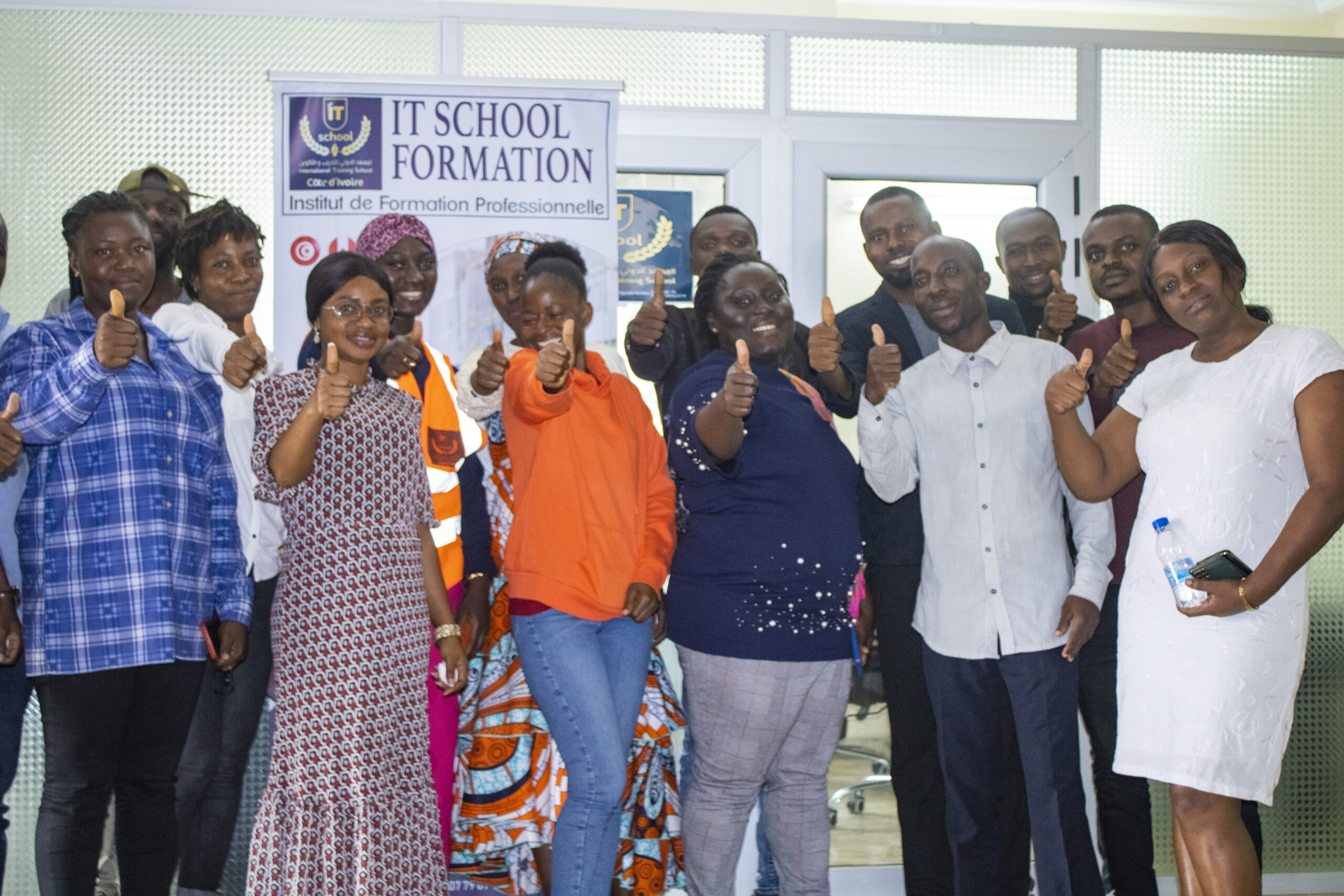 Stagiaires ITSchool en formation Sécurité Incendie — promotion 2024